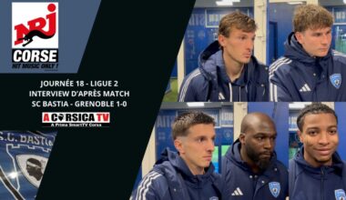 J18 - Interviews d'après match : SC Bastia