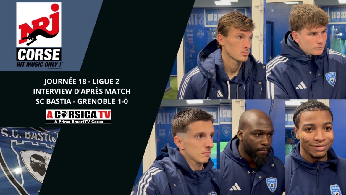 J18 - Interviews d'après match : SC Bastia
