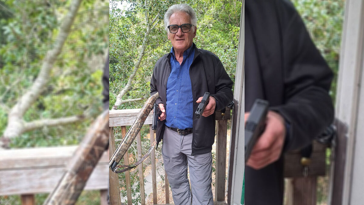 Avec une arme dans chaque main, le « shérif » des Étangs de la Galiotte menace le maire sur Facebook