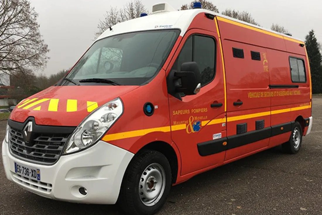 Un camion du SDIS de Meurthe-et-Moselle