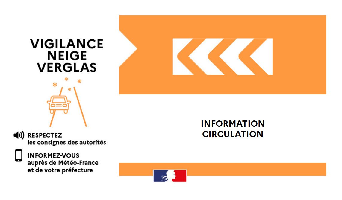 Vigilance orange pour neige et verglas dans le Loiret - Point de situation (communiqué de presse) - Actualité