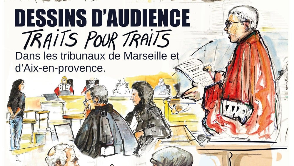 le dessinateur judiciaire David Amblard dévoile la vie des prétoires à l'Alcazar