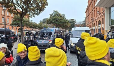 indignation après la manifestation à Toulouse
