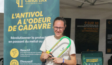 Cette Lyonnaise va présenter son concept insolite d'antivol qui sent le cadavre sur M6