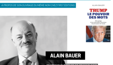 Alain Bauer à Nice : une conférence pour décrypter la puissance du discours (…)
