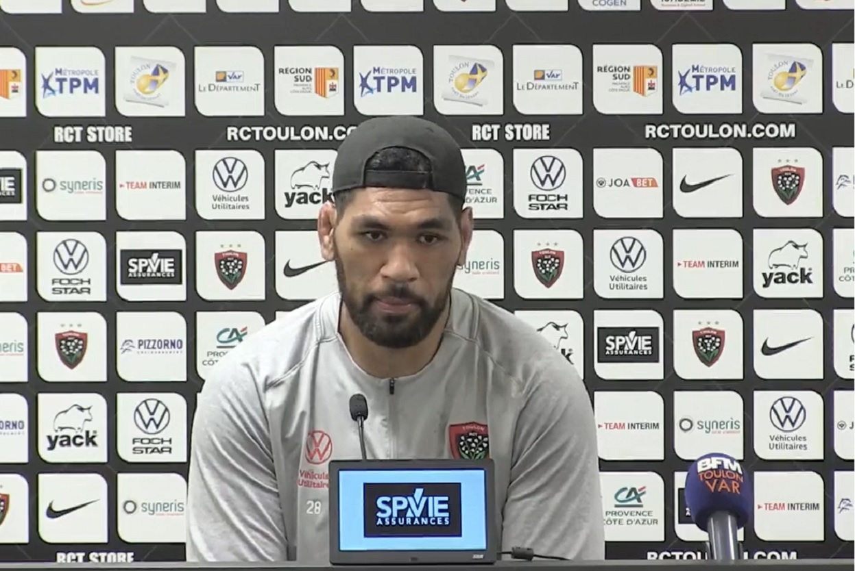 Très ému, les yeux humides, Brian Alainu’Uese explique sa décision de quitter Toulon