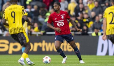 le carton rouge sévère contre Alexsandro face à Rennes