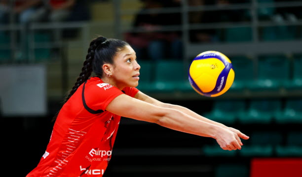 Alondra Vazquez réalise un excellent début de match. Photo Antonin Utz