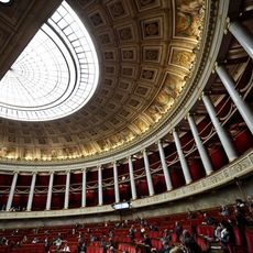 L'hémicycle de l'Assemblée nationale  le 15 janvier 2026