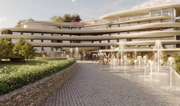 Au-delà de ses 96 chambres, le projet d’hôtel du Royal Palace comporte également un spa et un restaurant d’une capacité de 200 couverts. Cabinet Architecture C Photo Dr