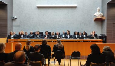 Le (nouveau) président du tribunal judiciaire de Grenoble Alain Troilo à l'honneur de l'audience solennelle de rentrée