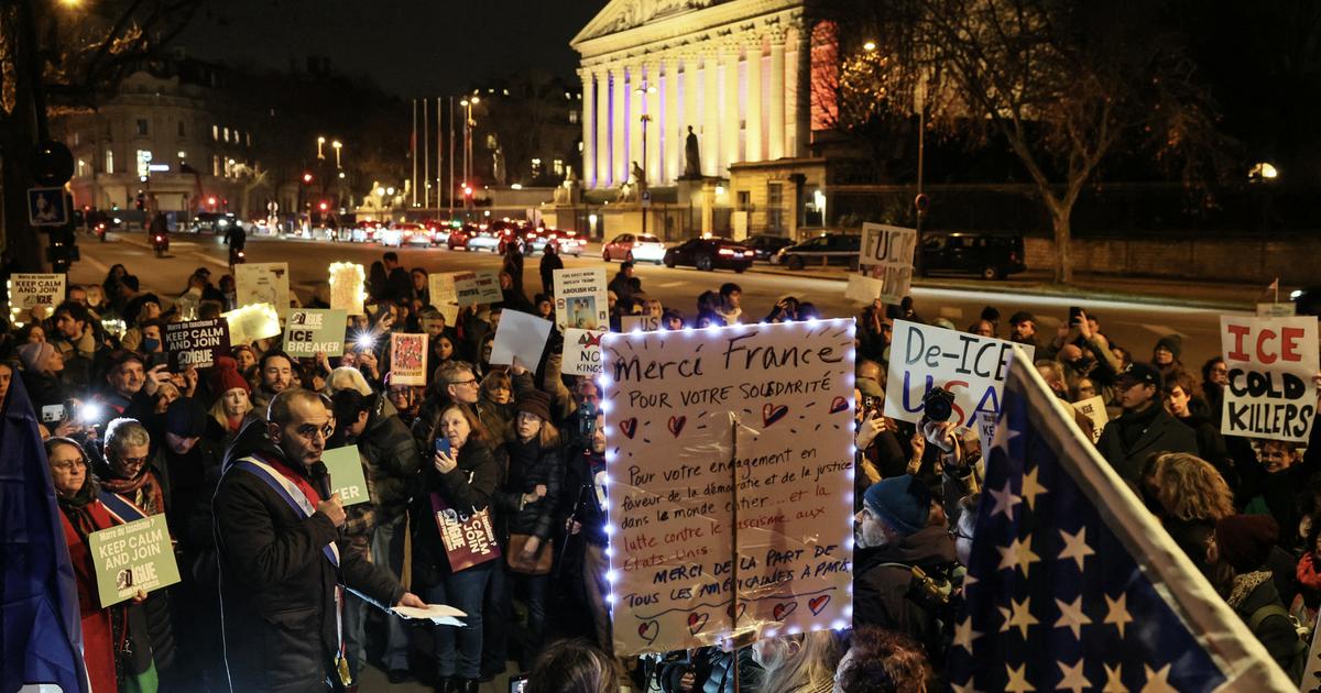 Un rassemblement contre l'ICE et la politique anti-immigration de Trump organisé à Paris