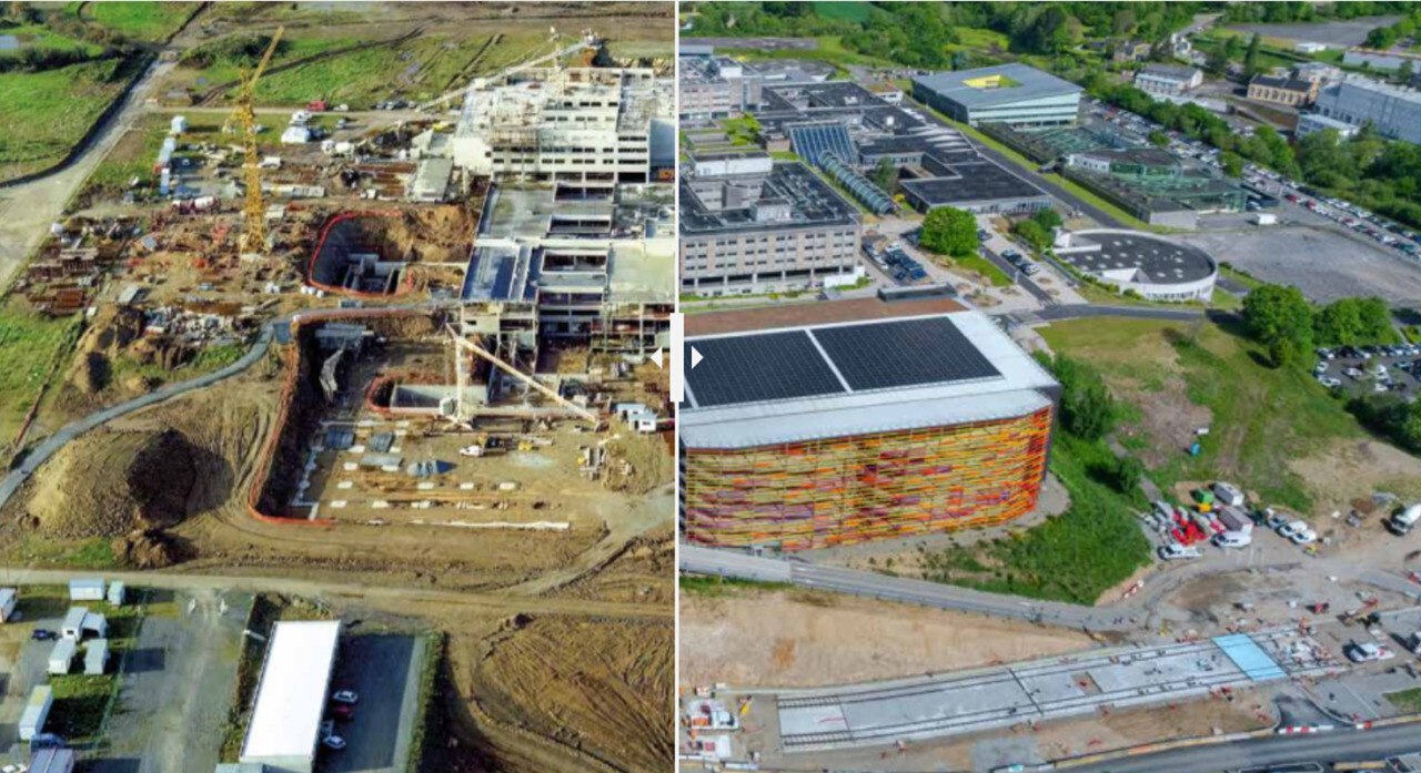 des clichés du siècle dernier superposés avec des photos d'aujourd'hui