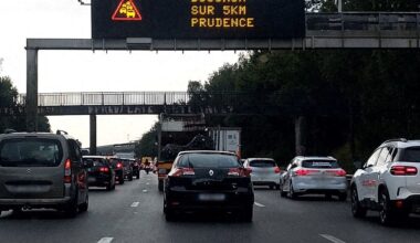 58 km de bouchons et un accident dans l'agglomération ce matin