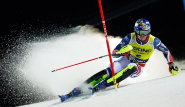 Clément Noël troisième de la première manche très serrée du slalom de Madonna di Campiglio, Tanguy Nef en tête - L'Équipe