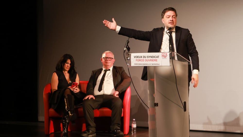 aux vœux des territoriaux FO, Benoît Payan accueilli en vedette