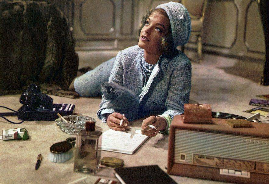 Romy Schneider dans le film Il Lavoro” (1962) de Luchino Visconti.