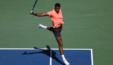 Giovanni Mpetshi Perricard sorti en quarts de finale par Aleksandar Kovasevic à Brisbane - L'Équipe