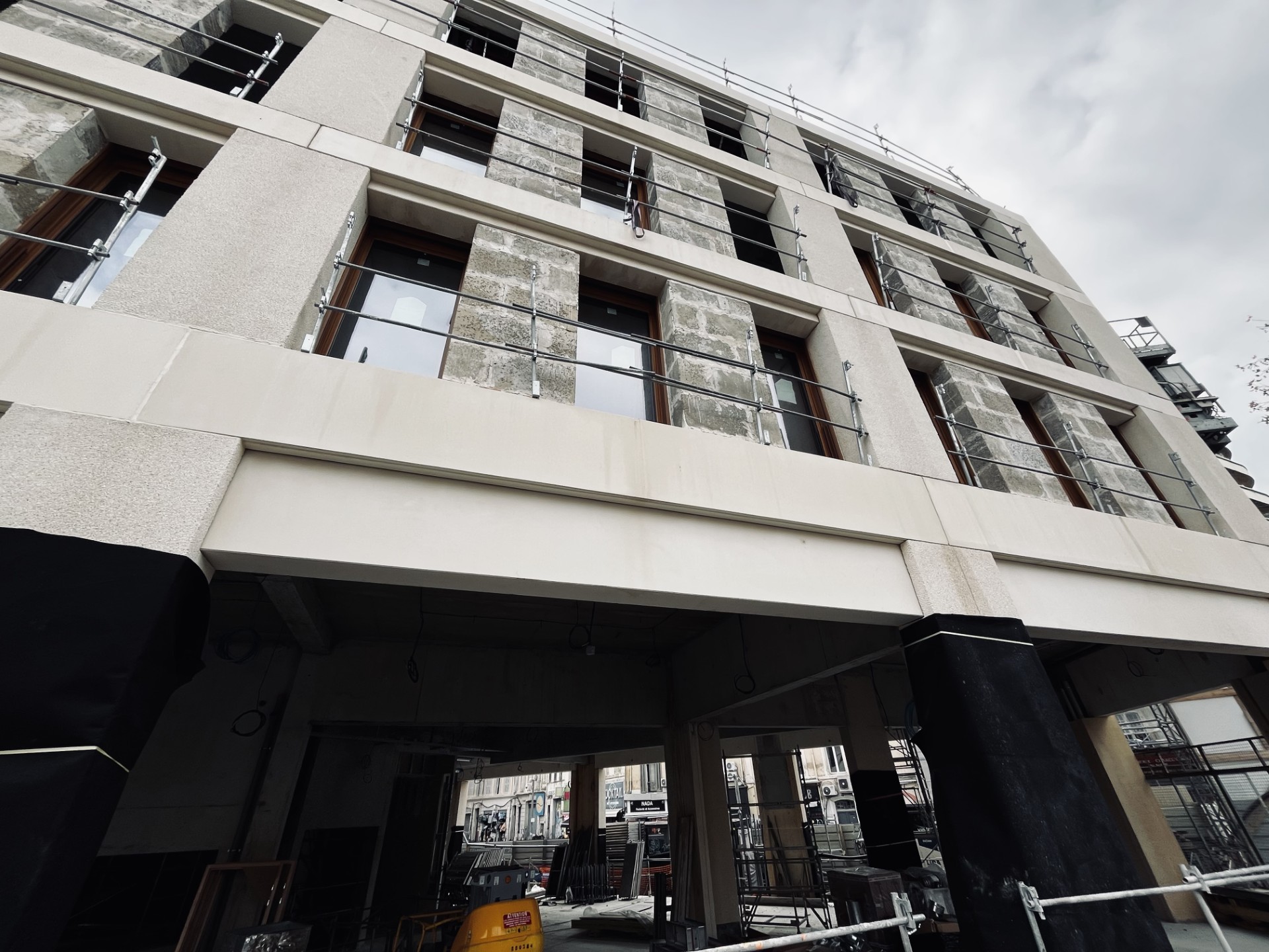 bâtiment en travaux