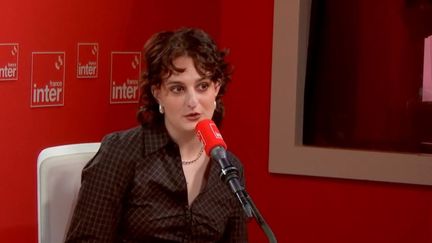 L'ancienne championne de patinage artistique, Gabriella Papadakis, le 15 janvier 2026 sur France Inter. (FRANCE INTER / RADIO FRANCE)