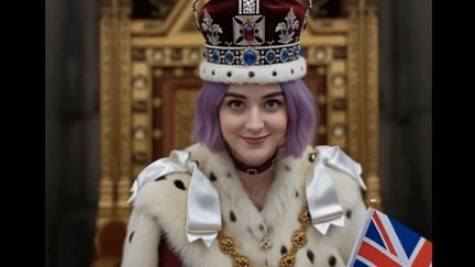 L'avatar Amelia est devenue une star des réseaux sociaux ultraradicalisés. (capture d'écran X) (AUCUN)