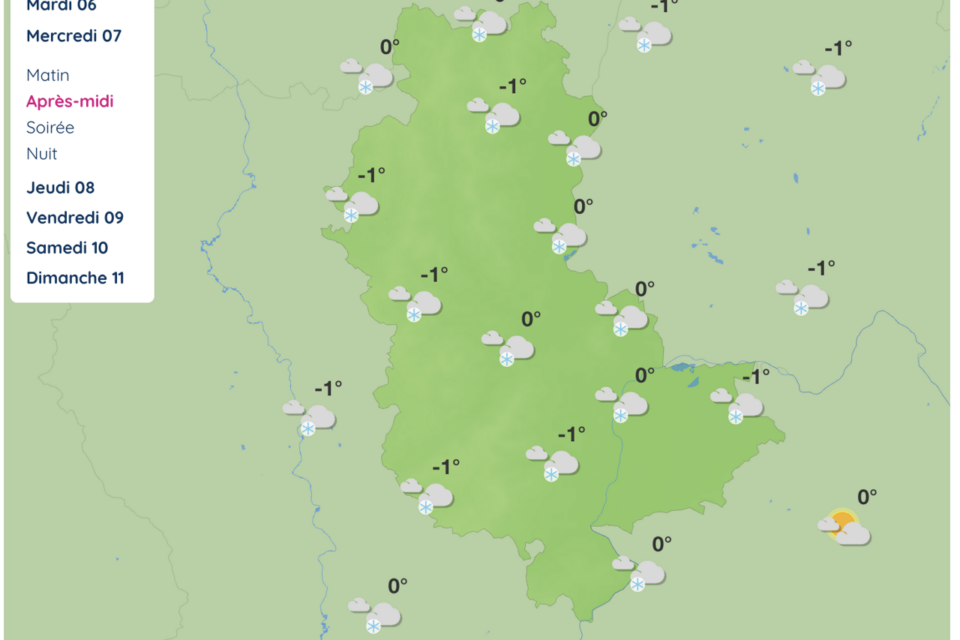 De la neige est prévue sur tout le Rhône ce mercredi 7 janvier.