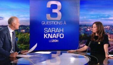 Audiences 20h45: Carton pour l’interview de la députée européenne Sarah Knafo, qui a annoncé sa candidature à la Mairie de Paris, avec 5,4 millions de téléspectateurs hier sur TF1