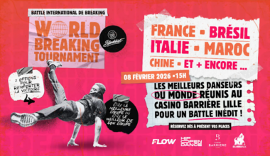 Dimanche 08 février 2026, le Théâtre du Casino Barrière Lille accueillera le Battle international de Breakdance - World breaking tournament