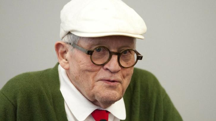 L’artiste David Hockney photographié à Francfort le 18 octobre 2016.