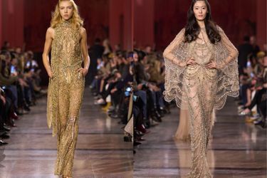 Semaine de la Haute Couture : Elie Saab fait renaître le glamour des années 70
