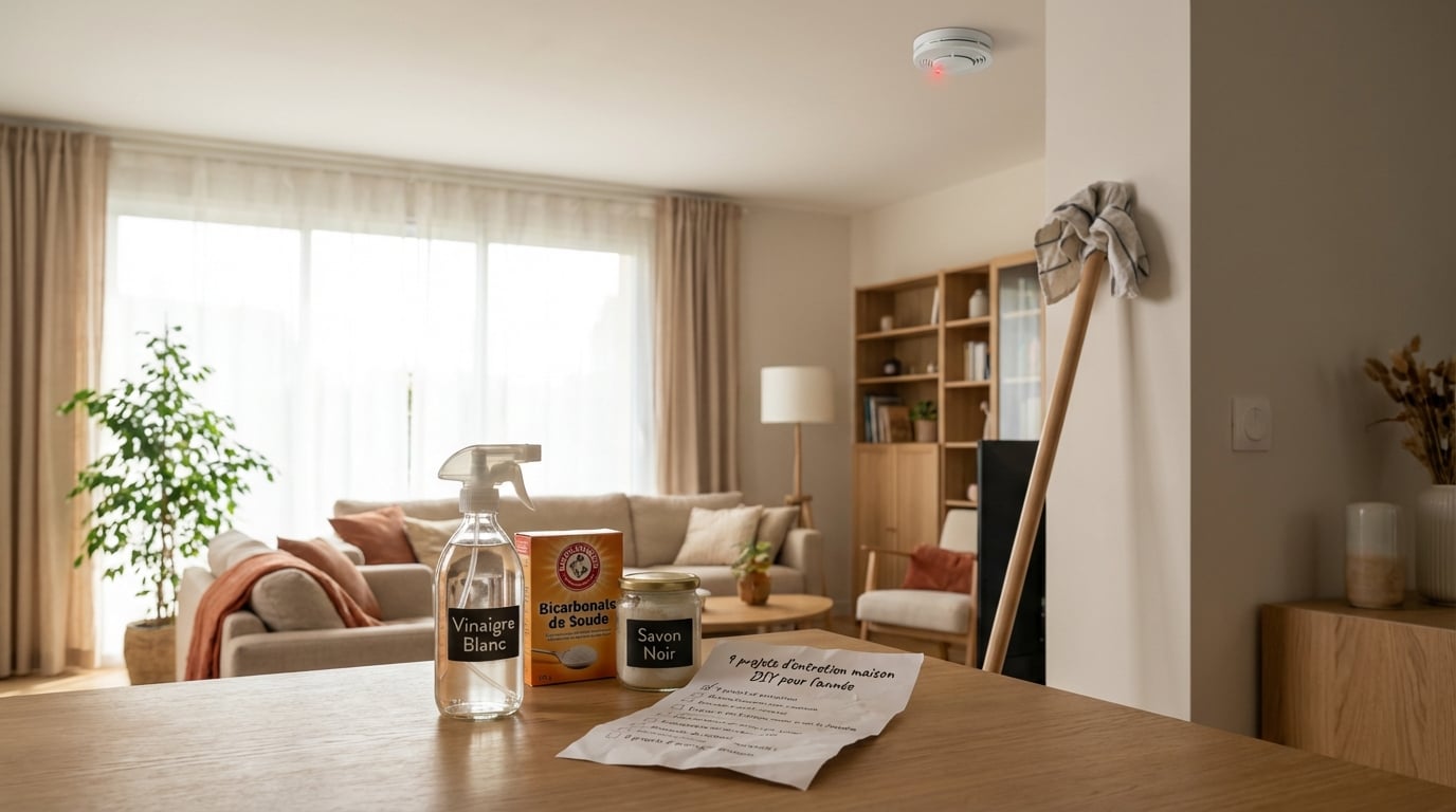 9 projets DIY qui évitent dégâts, factures et air intérieur toxique