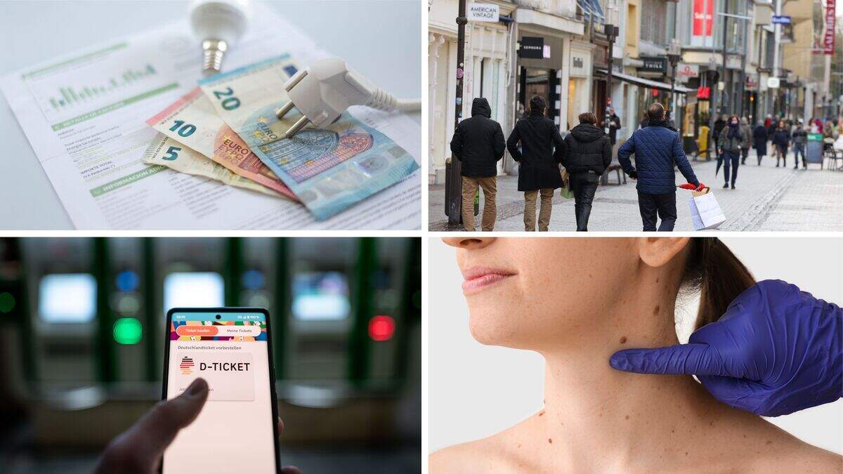 Tarifs des énergies au Luxembourg et dans les pays voisins, travail dominical et horaires d’ouverture des commerces au Grand-Duché, Deutschlandticket en Allemagne ou encore soins dermatologiques pour les frontaliers français: voici quelques changements du 1er janvier 2026.