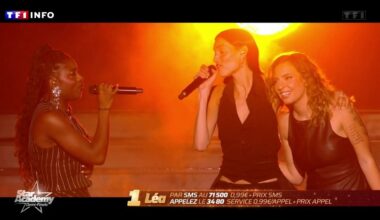 EN DIRECT - "Star Academy 2026" : Charlotte Cardin rejoint Sarah et Léa pour un trio sur "Anyone who loves me"