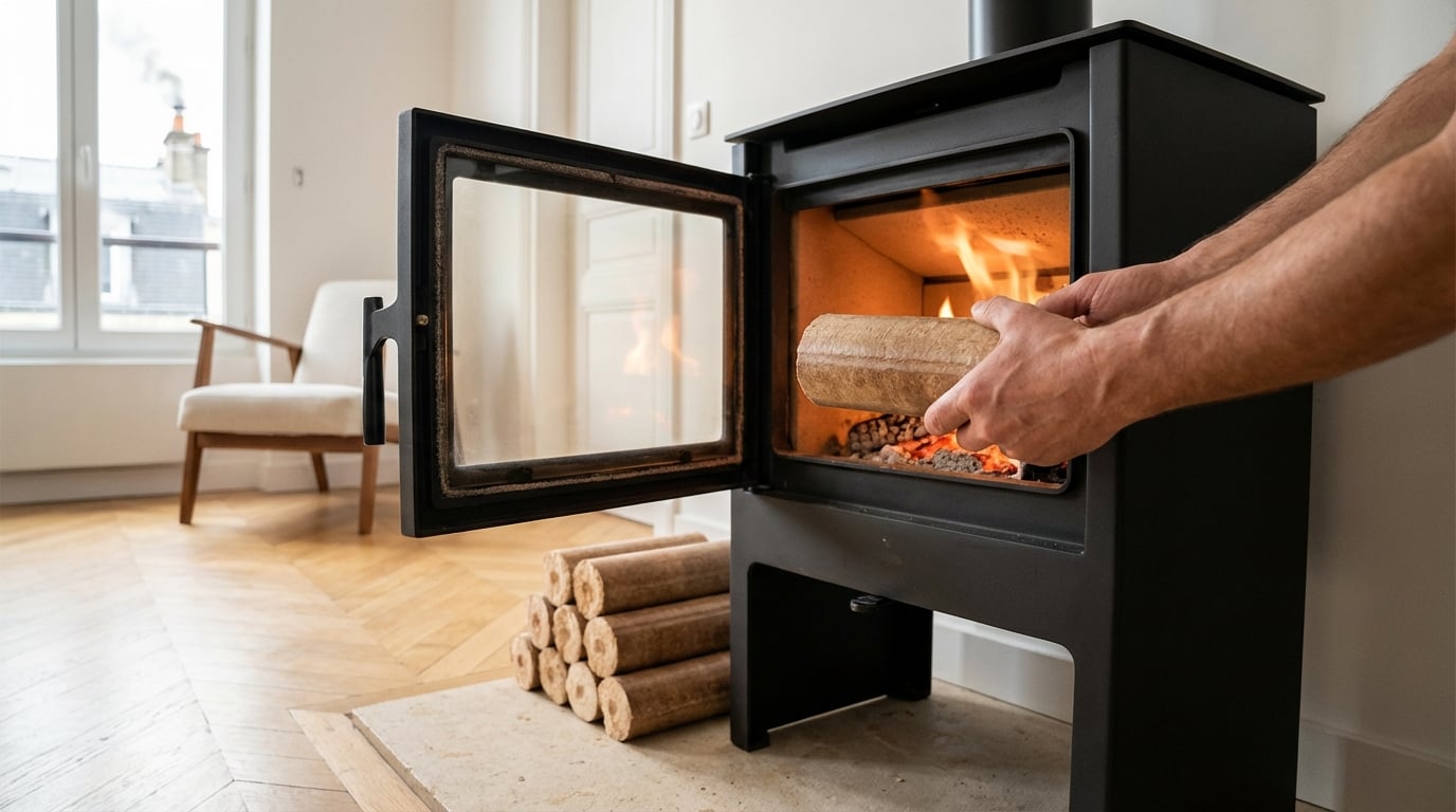 Chauffage au bois : ce type de bûche ultra-sèche serait jusqu'à 300 % plus efficace que le bois traditionnel