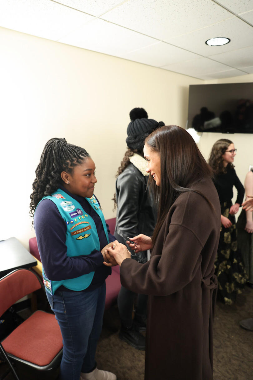 Meghan avec Nikki B., à la première de Cookie Queens d'Alysa Nahmias, au Sundance Film Festival, le 24 janvier 2026.
