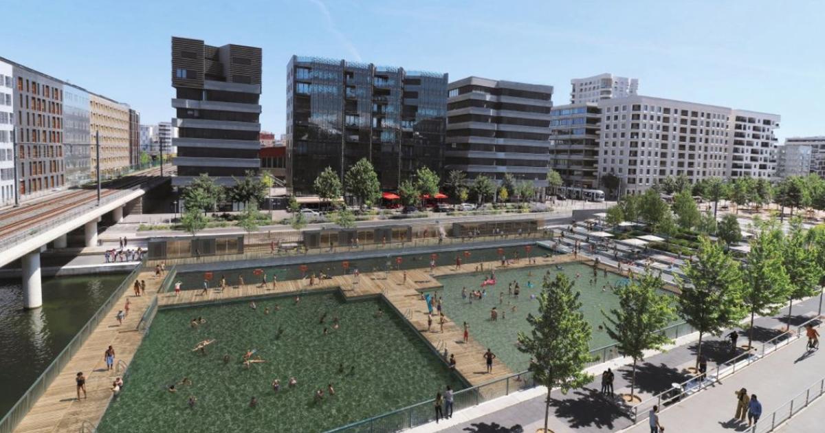 trois bassins surveillés pour la nouvelle piscine fluviale dans la Saône