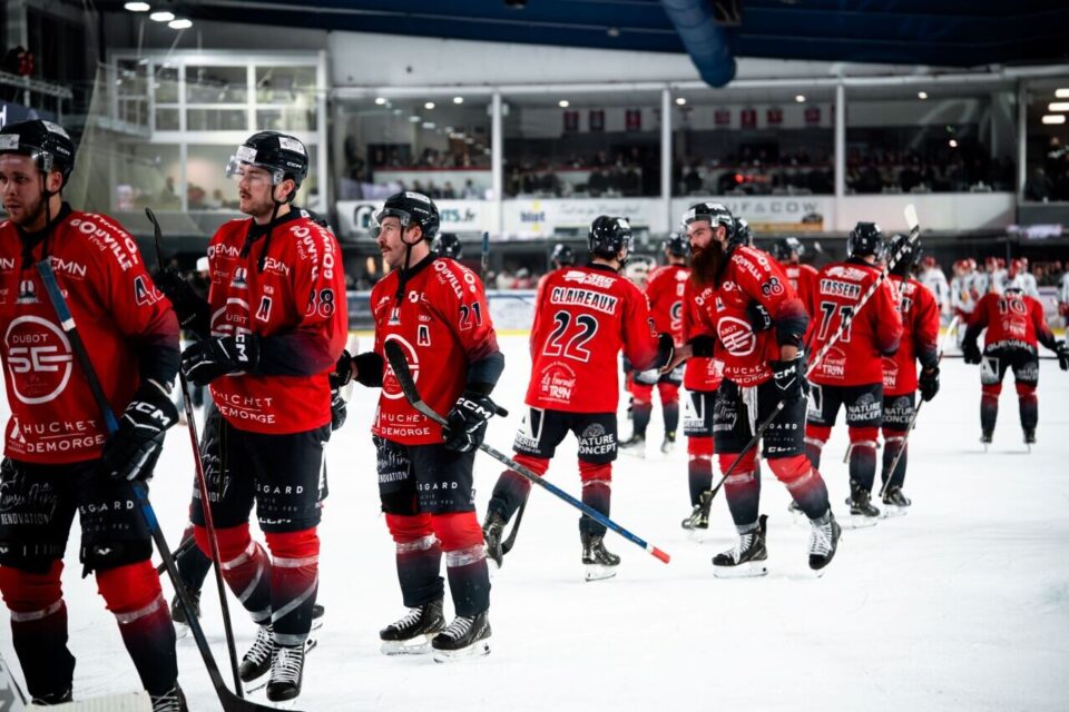 La petite déception des Drakkars à la fin du match