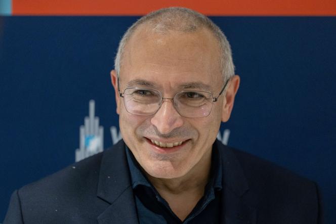 L’ancien oligarque russe en exil et figure de l’opposition, Mikhaïl Khodorkovski, à Varsovie, le 2 octobre 2024.
