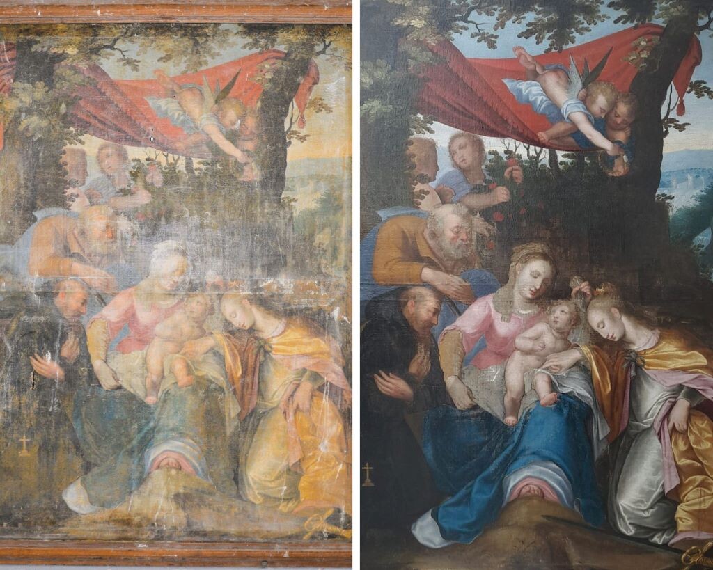 une étudiante de la Sorbonne sauve un tableau du XVIᵉ siècle