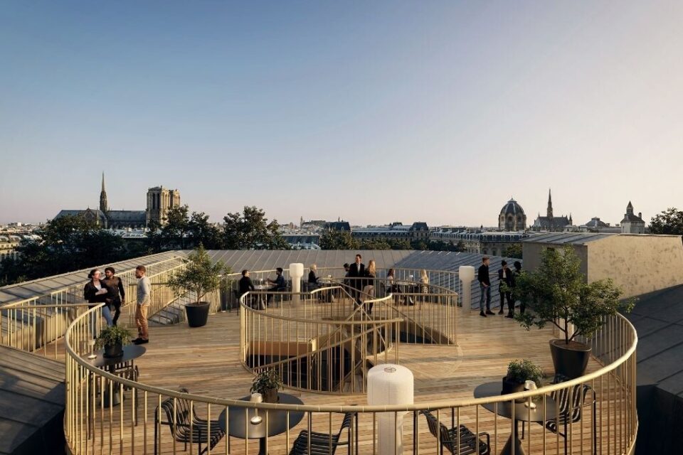 Un belvédère sera érigé au centre de l'îlot Victoria. Il offrira une vue à 360° sur tout Paris. 