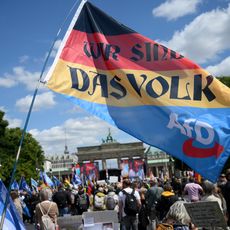 Défilé de l'AfD en Allemagne, en mai 2025. 