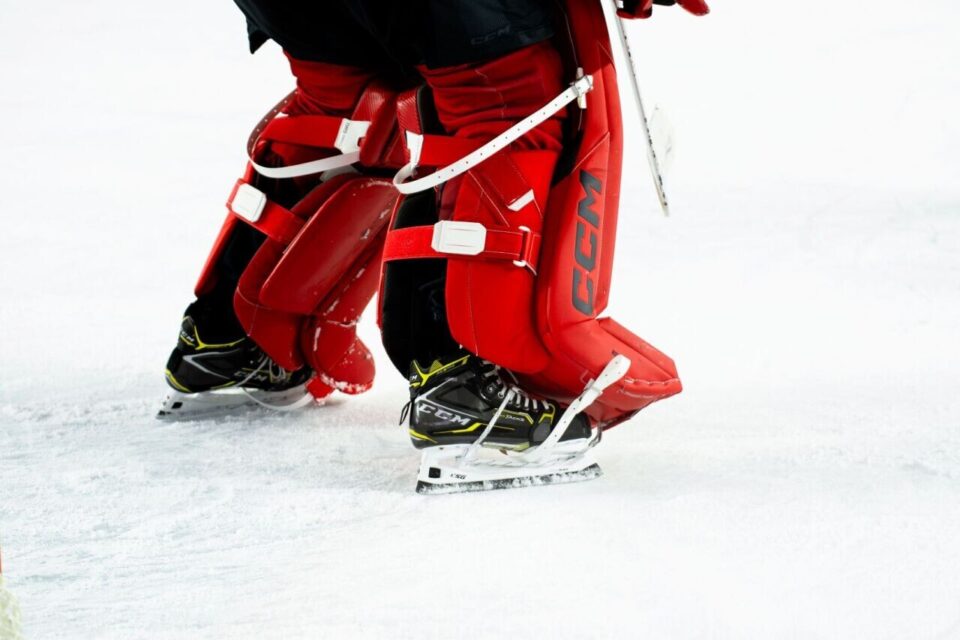 Les jambières de Ronan Quemener.