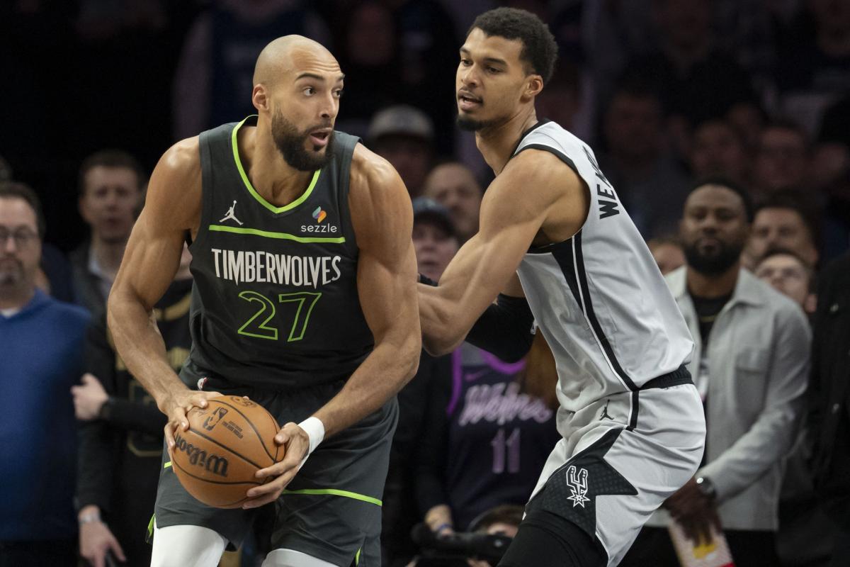 Les Minnesota Timberwolves et Rudy Gobert vainqueurs des San Antonio Spurs et de Victor Wembanyama en NBA - L'Équipe