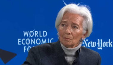 En clôture de Davos, Christine Lagarde (BCE) remercie «ceux qui critiquent l'Europe»
