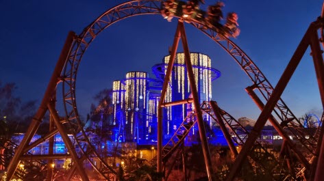 Europa Park de nuit le 21 Décembre 2025. Photo Jean-François Frey