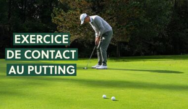 Centrer la balle au putting ! Un exercice essentiel pour éviter les trois-putts