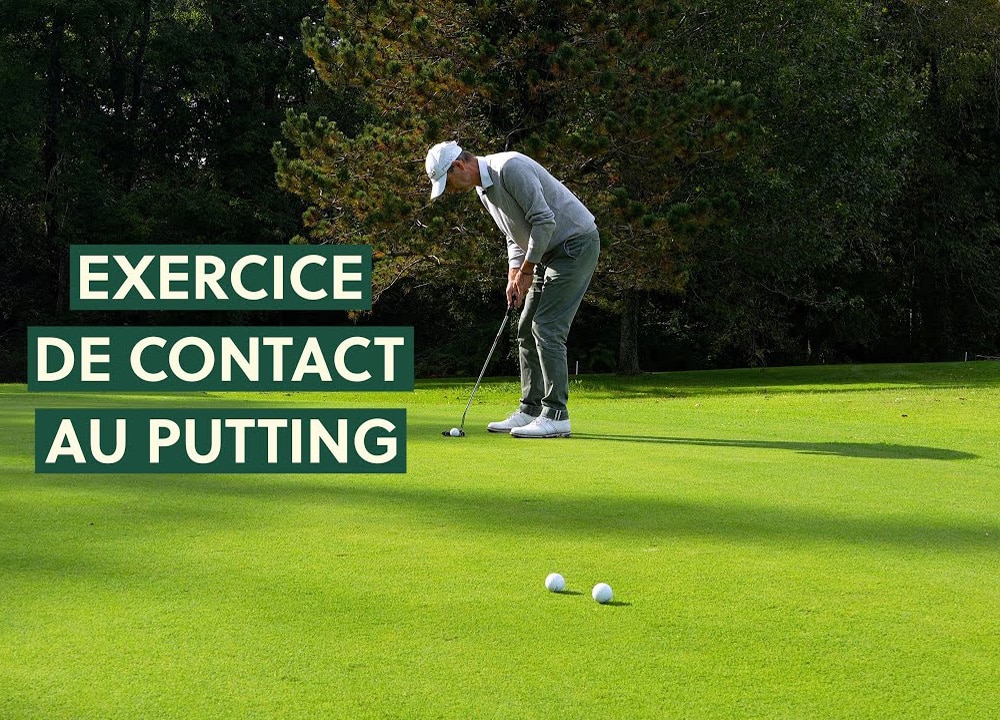 Centrer la balle au putting ! Un exercice essentiel pour éviter les trois-putts