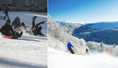 5 stations pour skier et dévaler des pistes enneigées