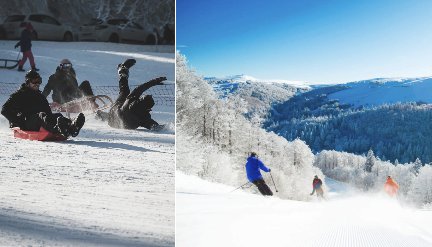 5 stations pour skier et dévaler des pistes enneigées