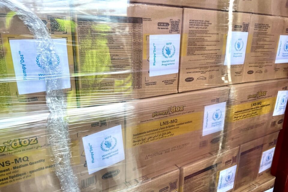 Malaunay Aide humanitaire Nutriset pour Gaza